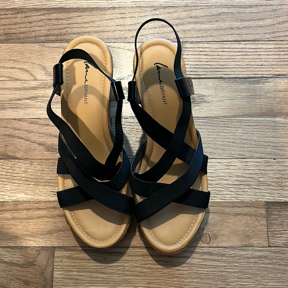 Lane Bryant Wedges 🤍🖤